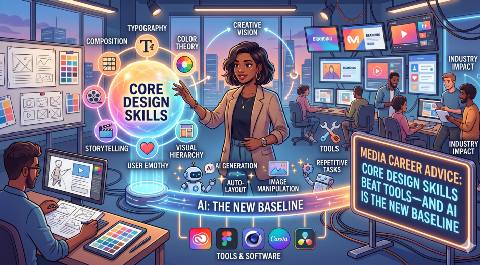Media Career Advice Core Design Skills Beat Tools—and AI Is the New Baseline