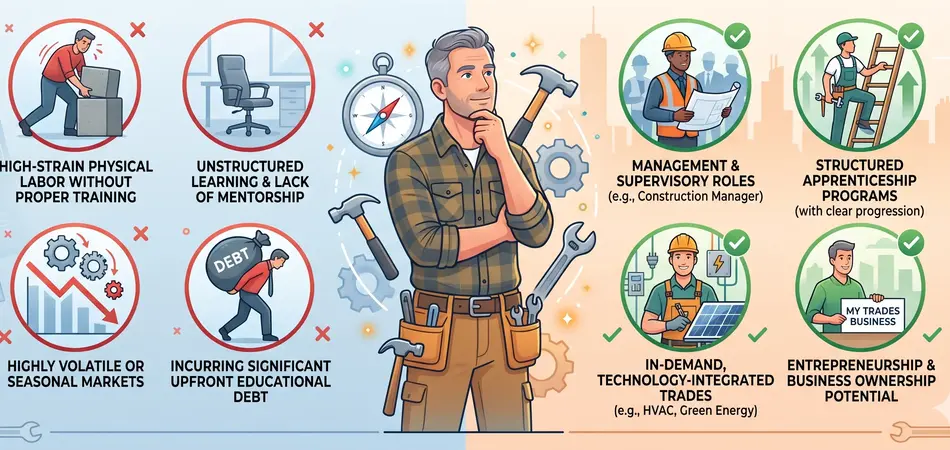 Starting Over in the Trades at 40 Four Paths to Avoid and Four Built for Career Changers